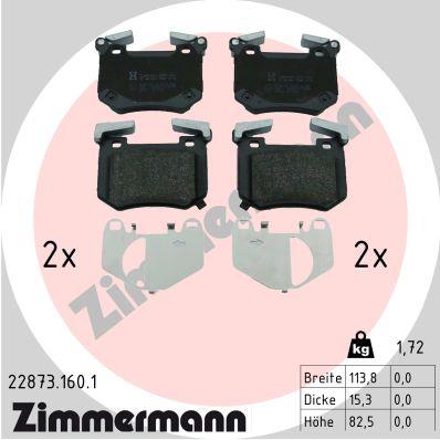 ZIMMERMANN 22873.160.1 Číslo výrobce: 22873. EAN: 4250238787983.