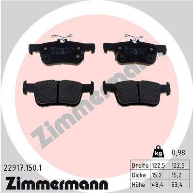 ZIMMERMANN 22917.150.1 Číslo výrobce: 22917. EAN: 4250238785118.