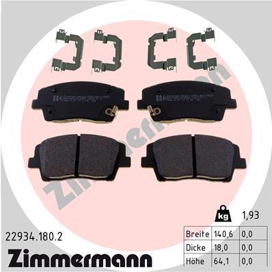 ZIMMERMANN 22934.180.2 Číslo výrobce: 22934. EAN: 4250238786221.