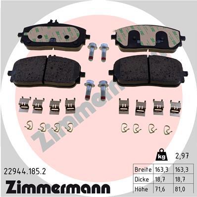 ZIMMERMANN 22944.185.2 Číslo výrobce: 22944. EAN: 4250238784579.