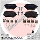 ZIMMERMANN 22987.170.2 - Sada brzdových platničiek, vždy 4 kusy v sade