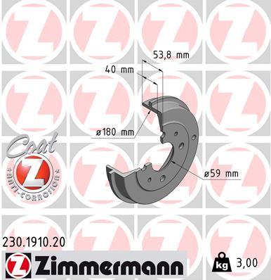 ZIMMERMANN 230.1910.20 EAN: 4250238767787.