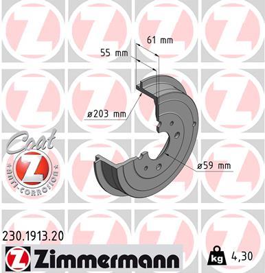 ZIMMERMANN 230.1913.20 EAN: 4250238758198.