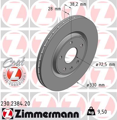 ZIMMERMANN 230.2384.20 EAN: 4250238767916.