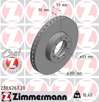 ZIMMERMANN 230.6267.20 EAN: 4250238764434.