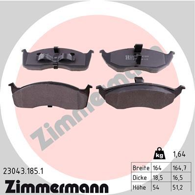 ZIMMERMANN 23043.185.1 Číslo výrobce: 23043. EAN: 4250238736868.