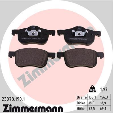 ZIMMERMANN 23073.190.1 Číslo výrobce: 23073. EAN: 4250238736974.