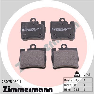 ZIMMERMANN 23078.160.1 Číslo výrobce: 23078. EAN: 4250238736998.