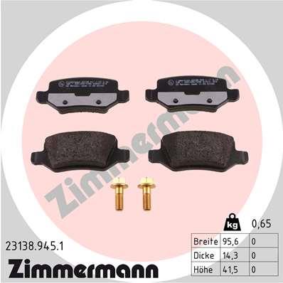 ZIMMERMANN 23138.945.1 Číslo výrobce: 23138. EAN: 4250238778813.