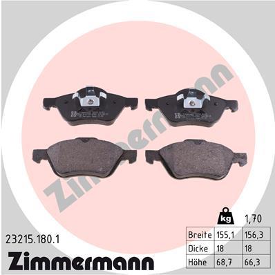ZIMMERMANN 23215.180.1 Číslo výrobce: 23215. EAN: 4250238737483.