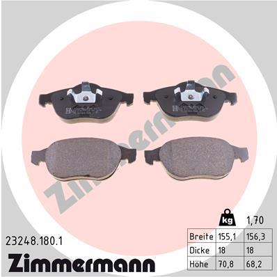 ZIMMERMANN 23248.180.1 Číslo výrobce: 23245. EAN: 4250238737636.