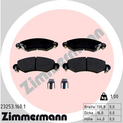 ZIMMERMANN 23253.160.1 Číslo výrobce: 23253. EAN: 4250238737643.