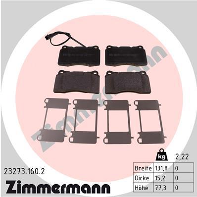 ZIMMERMANN 23273.160.2 Číslo výrobce: 23092. EAN: 4250238757573.
