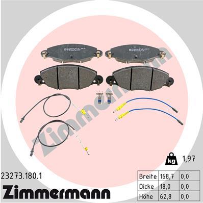 ZIMMERMANN 23273.180.1 Číslo výrobce: 23273. EAN: 4250238737704.