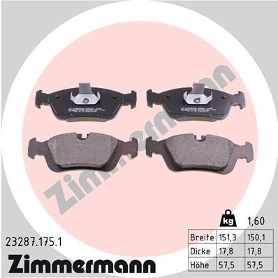 ZIMMERMANN 23287.175.1 Číslo výrobce: 21643. EAN: 4250238737773.