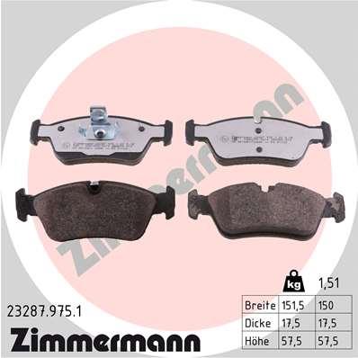 ZIMMERMANN 23287.975.1 Číslo výrobce: 21643. EAN: 4250238778851.