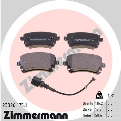 ZIMMERMANN 23326.175.1 Číslo výrobce: 23326. EAN: 4250238737902.