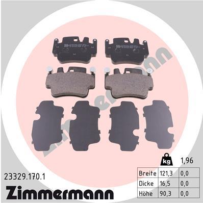ZIMMERMANN 23329.170.1 Číslo výrobce: 23329. EAN: 4250238737919.