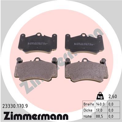 ZIMMERMANN 23330.170.9 Číslo výrobce: 23139. EAN: 4250238747932.