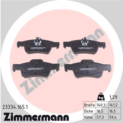 ZIMMERMANN 23334.165.1 Číslo výrobce: 23334. EAN: 4250238737940.