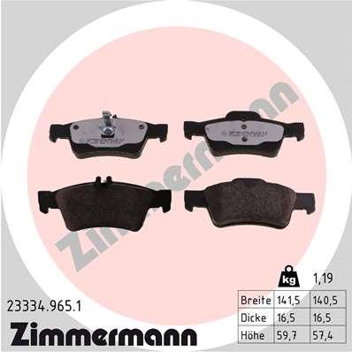 ZIMMERMANN 23334.965.1 Číslo výrobce: 23334. EAN: 4250238778875.