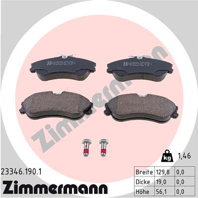 ZIMMERMANN 23346.190.1 Číslo výrobce: 23346. EAN: 4250238737995.
