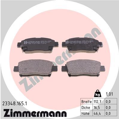 ZIMMERMANN 23348.165.1 Číslo výrobce: 23348. EAN: 4250238738008.