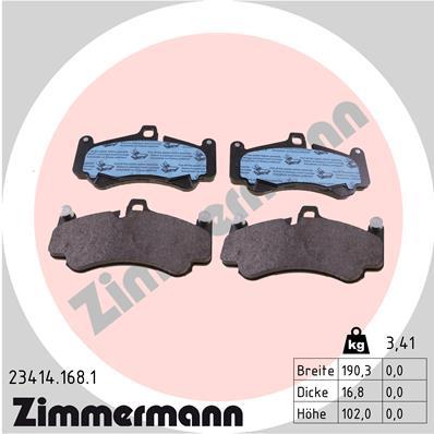ZIMMERMANN 23414.168.1 Číslo výrobce: 20610. EAN: 4250238756194.