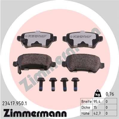 ZIMMERMANN 23417.950.1 Číslo výrobce: 23417. EAN: 4250238778899.