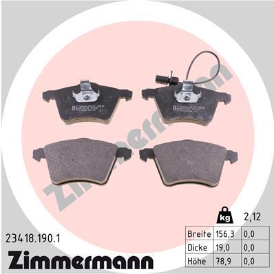 ZIMMERMANN 23418.190.1 Číslo výrobce: 23034. EAN: 4250238738251.