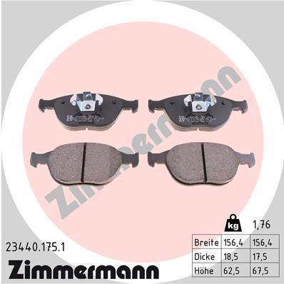ZIMMERMANN 23440.175.1 Číslo výrobce: 23440. EAN: 4250238738305.