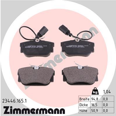 ZIMMERMANN 23446.165.1 Číslo výrobce: 23224. EAN: 4250238738329.