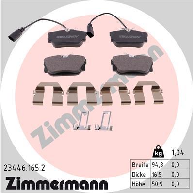 ZIMMERMANN 23446.165.2 Číslo výrobce: 23224. EAN: 4250238760290.