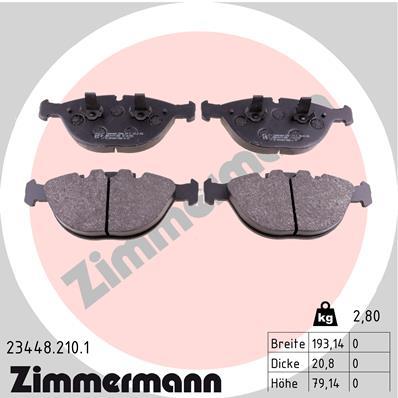 ZIMMERMANN 23448.210.1 Číslo výrobce: 23448. EAN: 4250238761501.