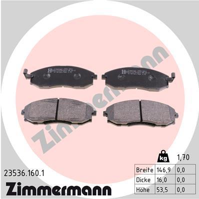 ZIMMERMANN 23536.160.1 Číslo výrobce: 23536. EAN: 4250238738633.