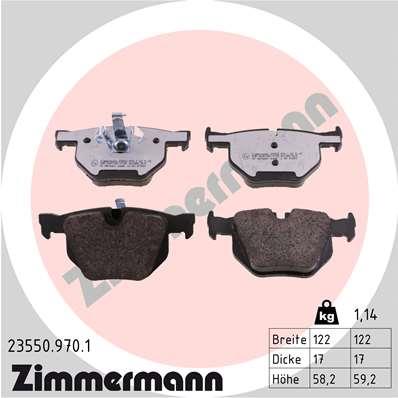 ZIMMERMANN 23550.970.1 Číslo výrobce: 23550. EAN: 4250238778936.