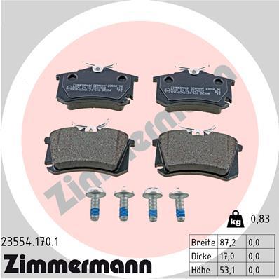 ZIMMERMANN 23554.170.1 Číslo výrobce: 20961. EAN: 4250238738725.