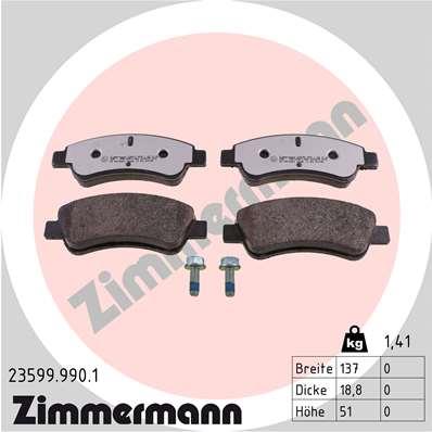 ZIMMERMANN 23599.990.1 Číslo výrobce: 22954. EAN: 4250238779568.