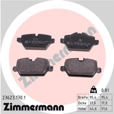 ZIMMERMANN 23623.170.1 Číslo výrobce: 23623. EAN: 4250238739005.