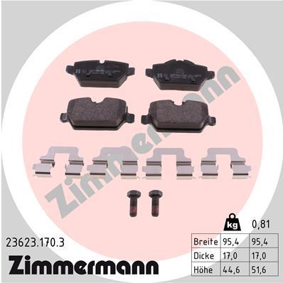 ZIMMERMANN 23623.170.3 Číslo výrobce: 23623. EAN: 4250238757641.