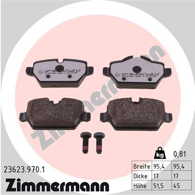 ZIMMERMANN 23623.970.1 Číslo výrobce: 23623. EAN: 4250238778967.