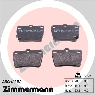 ZIMMERMANN 23656.140.1 Číslo výrobce: 23656. EAN: 4250238739098.