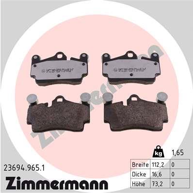 ZIMMERMANN 23694.965.1 Číslo výrobce: 23694. EAN: 4250238779001.