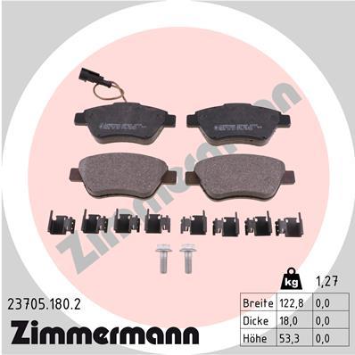 ZIMMERMANN 23705.180.2 Číslo výrobce: 23705. EAN: 4250238756637.