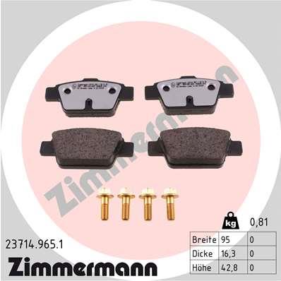ZIMMERMANN 23714.965.1 Číslo výrobce: 23714. EAN: 4250238779025.