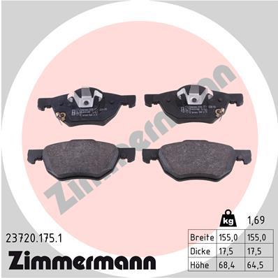 ZIMMERMANN 23720.175.1 Číslo výrobce: 23720. EAN: 4250238758471.