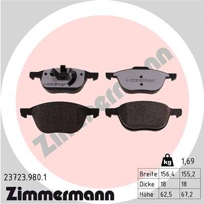 ZIMMERMANN 23723.980.1 Číslo výrobce: 23723. EAN: 4250238779032.