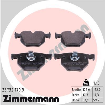 ZIMMERMANN 23732.170.9 Číslo výrobce: 23732. EAN: 4250238745457.
