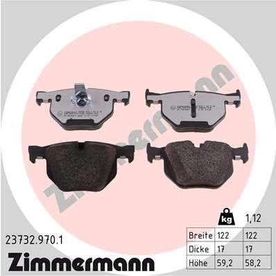 ZIMMERMANN 23732.970.1 Číslo výrobce: 23732. EAN: 4250238779049.