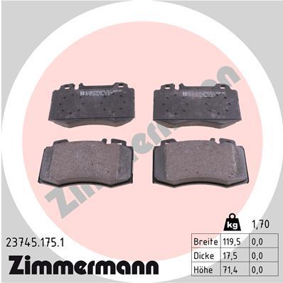 ZIMMERMANN 23745.175.1 Číslo výrobce: 23271. EAN: 4250238739395.